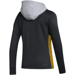 Pittsburgh Penguins adidas Women's Refresh Skate Lace AEROREADY Pullover Hoodie - Black - NHL