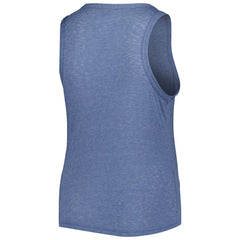 Atlanta Braves Soft as a Grape Women's Plus Size High Neck Tri-Blend Tank Top - MLB