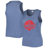 Cleveland Guardians Soft as a Grape Women's Plus Size High Neck Tri-Blend Tank Top - MLB