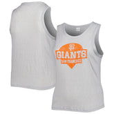 San Francisco Giants Soft as a Grape Women's Plus Size High Neck Tri-Blend Tank Top - MLB