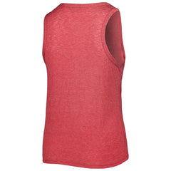 Texas Rangers Soft as a Grape Women's Plus Size High Neck Tri-Blend Tank Top - MLB