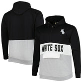 Chicago White Sox Big & Tall Fleece Half-Zip Hoodie - MLB