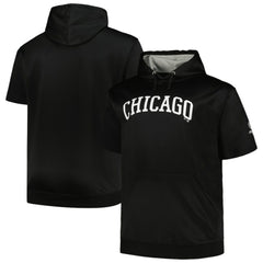 Chicago White Sox Profile Big & Tall Contrast Short Sleeve Pullover Hoodie - MLB