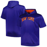 New York Mets Profile Big & Tall Contrast Short Sleeve Pullover Hoodie - MLB