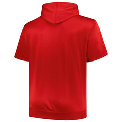 St. Louis Cardinals Profile Big & Tall Contrast Short Sleeve Pullover Hoodie - MLB