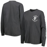 San Francisco Giants Soft as a Grape Women's Team Pigment Dye Long Sleeve T-Shirt - MLB