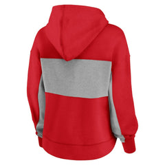 Los Angeles Angels Fanatics Women's Filled Stat Sheet Pullover Hoodie - MLB