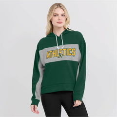 Athletics Fanatics Women's Filled Stat Sheet Pullover Hoodie - MLB