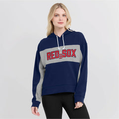 Boston Red Sox Fanatics Women's Filled Stat Sheet Pullover Hoodie - MLB