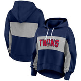Minnesota Twins Fanatics Women's Filled Stat Sheet Pullover Hoodie - MLB
