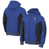 Dallas Mavericks 2023/24 Authentic Showtime Full-Zip Hoodie Blue - NBA