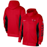 Chicago Bulls 2023/24 Authentic Showtime Full-Zip Hoodie Red - NBA