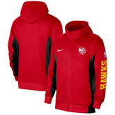 Atlanta Hawks 2023/24 Authentic Showtime Full-Zip Hoodie Red - NBA