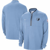 Memphis Grizzlies Authentic Performance Half-Zip Jacket Light Blue - NBA