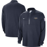 New Orleans Pelicans Authentic Performance Half-Zip Jacket Navy - NBA