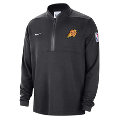 Phoenix Suns Authentic Performance Half-Zip Jacket Black - NBA