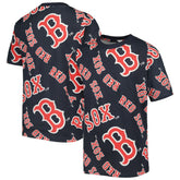 Boston Red Sox Stitches Youth Allover Team T-Shirt - MLB