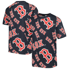 Boston Red Sox Stitches Youth Allover Team T-Shirt - MLB