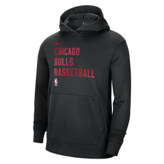Chicago Bulls Unisex 2023/24 Performance Spotlight On-Court Practice Pullover Hoodie Black - NBA
