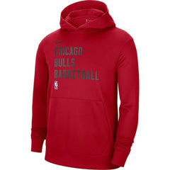 Chicago Bulls Unisex 2023/24 Performance Spotlight On-Court Practice Pullover Hoodie Red - NBA