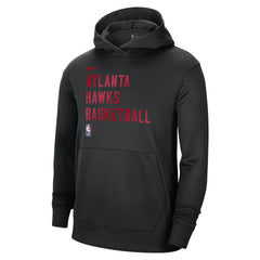 Atlanta Hawks Unisex 2023/24 Performance Spotlight On-Court Practice Pullover Hoodie Black - NBA