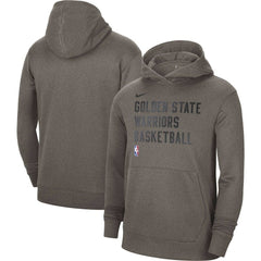 Golden State Warriors Unisex 2023/24 Performance Spotlight On-Court Practice Pullover Hoodie Olive - NBA