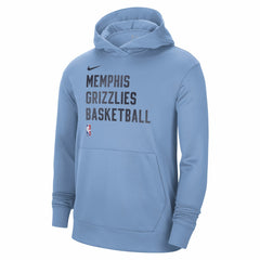 Memphis Grizzlies Unisex 2023/24 Performance Spotlight On-Court Practice Pullover Hoodie Light Blue - NBA
