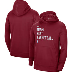 Miami Heat Unisex 2023/24 Performance Spotlight On-Court Practice Pullover Hoodie Red - NBA