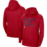 New Orleans Pelicans Unisex 2023/24 Performance Spotlight On-Court Practice Pullover Hoodie Red - NBA