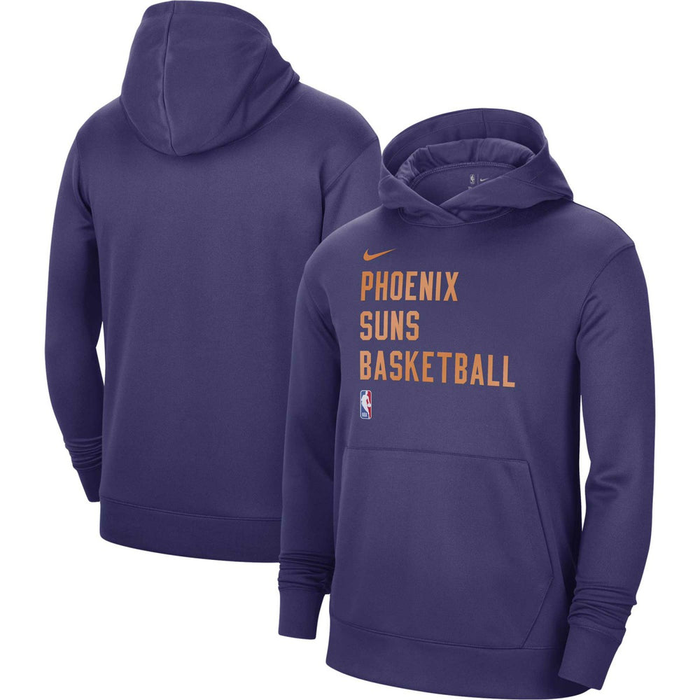 Phoenix Suns Unisex 2023/24 Performance Spotlight On-Court Practice Pullover Hoodie Purple - NBA