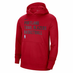 Portland Trail Blazers Unisex 2023/24 Performance Spotlight On-Court Practice Pullover Hoodie Red - NBA