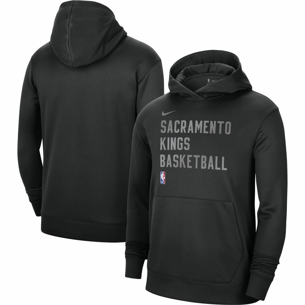 Sacramento Kings Unisex 2023/24 Performance Spotlight On-Court Practice Pullover Hoodie Black - NBA