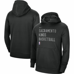 Sacramento Kings Unisex 2023/24 Performance Spotlight On-Court Practice Pullover Hoodie Black - NBA