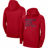 Washington Wizards Unisex 2023/24 Performance Spotlight On-Court Practice Pullover Hoodie Red - NBA