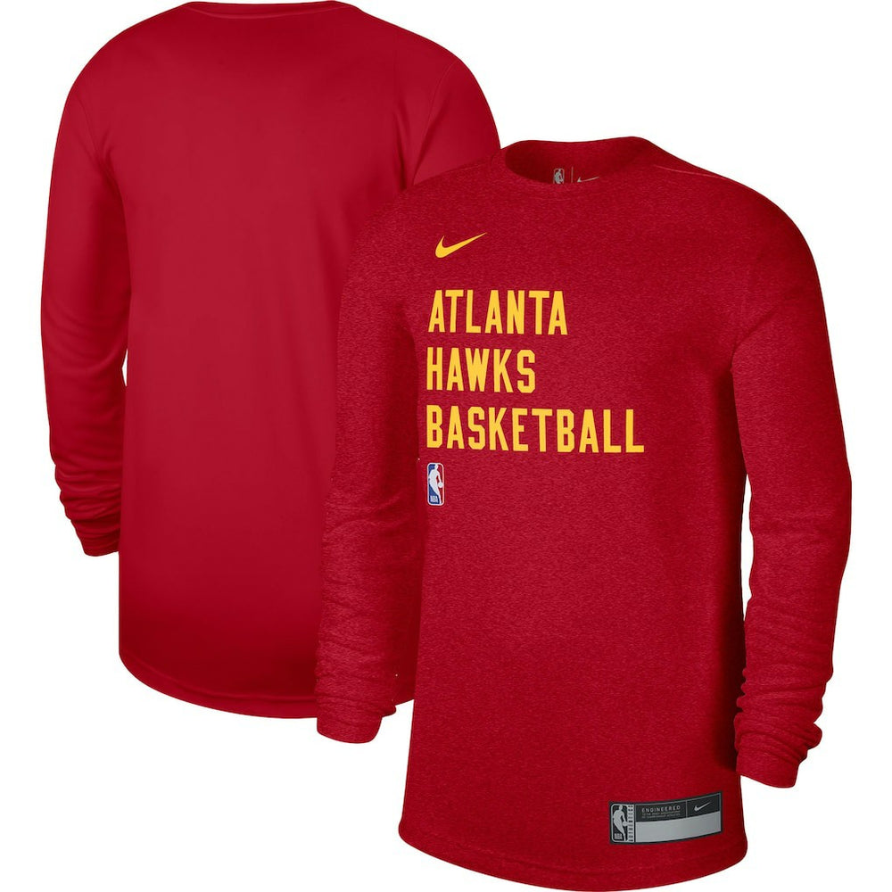 Atlanta Hawks Unisex 2023/24 Legend On-Court Practice Long Sleeve T-Shirt Red - NBA
