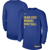 Golden State Warriors Unisex 2023/24 Legend On-Court Practice Long Sleeve T-Shirt Royal - NBA