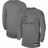 Utah Jazz Unisex 2023/24 Legend On-Court Practice Long Sleeve T-Shirt Heather Gray - NBA