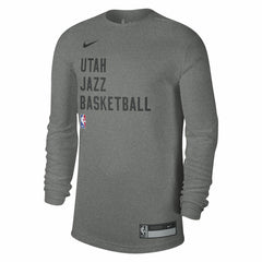 Utah Jazz Unisex 2023/24 Legend On-Court Practice Long Sleeve T-Shirt Heather Gray - NBA