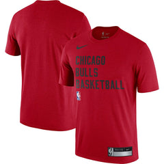 Chicago Bulls 2023/24 Sideline Legend Performance Practice T-Shirt Red - NBA