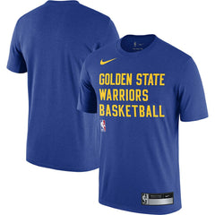 Golden State Warriors 2023/24 Sideline Legend Performance Practice T-Shirt Royal - NBA
