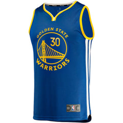 Stephen Curry Golden State Warriors Big & Tall Fast Break Player Jersey Royal Icon Edition - NBA