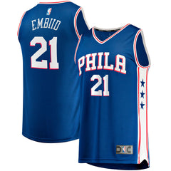Joel Embiid Philadelphia 76ers Big & Tall Fast Break Player Jersey Royal Icon Edition - NBA