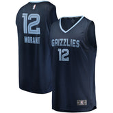 Ja Morant Memphis Grizzlies Big & Tall Fast Break Player Jersey Navy Icon Edition - NBA