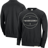 Golden State Warriors 2023/24 Authentic Standard Issue Travel Performance Pullover Sweatshirt Black - NBA