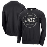 Utah Jazz 2023/24 Authentic Standard Issue Travel Performance Pullover Sweatshirt Black - NBA