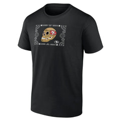 San Francisco 49ers Sugar Skull T-Shirt Black | NFL