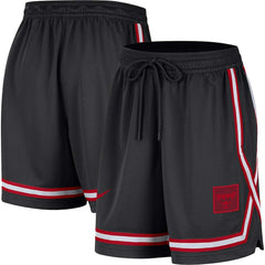 Chicago Bulls Women's Sideline Fly Crossover Performance Shorts Black - NBA