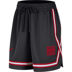 Chicago Bulls Women's Sideline Fly Crossover Performance Shorts Black - NBA