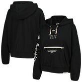 Brooklyn Nets Women's Courtside Standard Issue Performance Pullover Hoodie Black - NBA