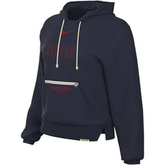 Philadelphia 76ers Women's Courtside Standard Issue Performance Pullover Hoodie Navy - NBA